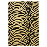 Moda Ivory/Black Zebra Rug