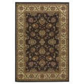 Lifestyles Mocha/Ivory Kashan Rug