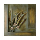 Floral Square Wall D&eacute;cor