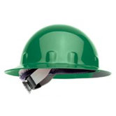 SUPEREIGHT&reg; Class E, G or C Type I Thermoplastic Hard Hat With Full Brim And 3-R Ratchet Suspension