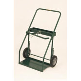 300 Series Continuous Handle For Medium And Large Cylinders With 10" Solid Rubber Wheels