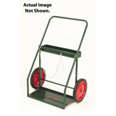LP-300 Series Continuous Handle With Wide Frame For Medium And Large Cylinders With 18" Steel Wheels