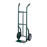 50T Series Dual Handle Steel Hand Truck With 10" Solid Rubber Wheels