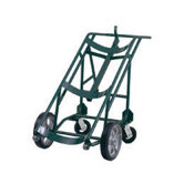 650A Series Heavy-Duty Truck For Liquid Gas Cylinder With 12" Mold-On Rubber Wheels And 6" Mold-On Rubber Caster
