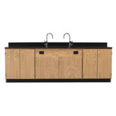 Wall Service Bench With Door
