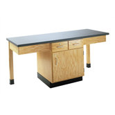 4 Station Science Table With Storage Cabinet