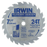 Carbide-Tipped Circular Saw Blades - 7-1/4 -24t american tool