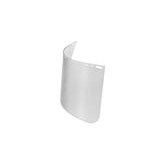 34-40 15 1/2" X 9" X .040" Clear Acetate Faceshield/Visor