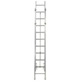 AE1200HD Series Rhino 375 Industrial Aluminum Extension Ladders - 40' aluminum extension ladder d-rung extr