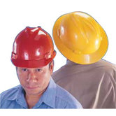 V-Gard&reg; Protective Caps and Hats - blue v-gard slotted hard