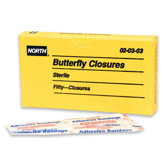 Free Plastic Adhesive Butterfly Closure (50 Per Box)