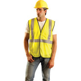 - 3X Yellow Flame Retardant Mesh Class 2 Vest With 2" Reflective Stripes