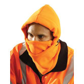 Orange Fleece Full Face Winter Liner