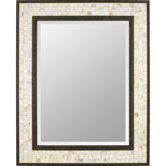 Monterey Mosaic Rectangular Mirror in Malaga