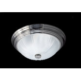 Melon Flush Mount Empire Silver