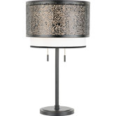 Utopia  Table Lamp in Mystic Black