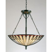 Alhambre 4 Light Tiffany Inverted Pendant