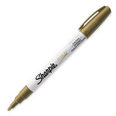 Paint Marker, Oil Base, Permanent, Fine Point, Gold