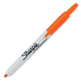 Retractable Sharpie Marker, Fine Point, Nontoxic, Orange