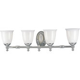 Victorian Polished Chrome Strip Light