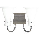 Lockwood Aged Pewter  Vanity Light