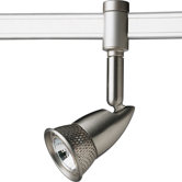 Illuma Flex  Adjustable MR-11 Track Head in Brushed Nickel with Mesh Shade