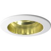 4"  Open Trim for Recessed Lighting in Gold Anodized Finish