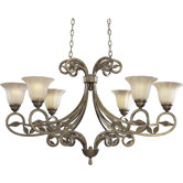 Le Jardin 6 Light Linear Chandelier