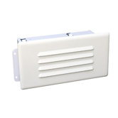 Recessed Step Light with White faceplate