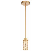 Brocade 1 Light Mini Pendant