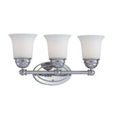 Bella Three Light Bath Lamp in Chrome