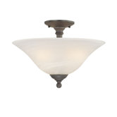Riva 3 Light Semi Flush Mount