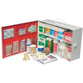 Swift First Aid - Small Industrial 140 First Aid Cabinets 2 Shelf Standard - Pumpspray W/Liner: 714-34140Lfp - 2 shelf standard - pumpspray w/liner