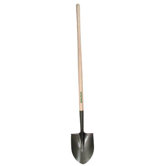 Round Point Digging Shovels - par248 #2 lhrp shovel w/chucked 9" socket 4