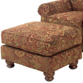 Bradley Chenille Ottoman