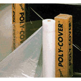 Poly-Cover Plastic Sheets - 4mil 16x100 clear poly cover