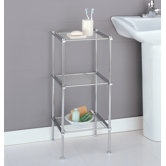 Metro Three Tier Etagere in Chrome