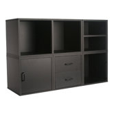 Cube Storage System in Black (5 in 1)