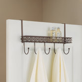 Neu Home Morocco Overdoor Organizing Hooks with Tray