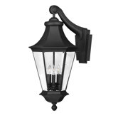 Senator Outdoor Wall Lantern in Black