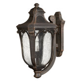 Trafalgar Outdoor Hanging Lantern in Mocha - Energy Star Optional