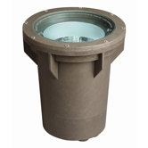 Large In Ground Incandescent Well Light in Bronze