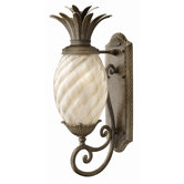 Plantation Outdoor Wall Lantern in Pearl Bronze with Energy Saving Option