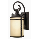 Casa Outdoor Wall Lantern in Olde Black