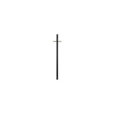 Outdoor Post in Black
