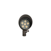 Landscape One Light Outdoor Flood Light in Matte Bronze