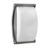 Atlantis  10.5" x 6.5" Outdoor Wall Lantern in Titanium