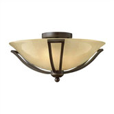 Bolla 8" 2 Light Semi Flush Mount