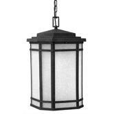 Cherry Creek Outdoor Hanging Lantern in Vintage Black