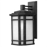 Cherry Creek Outdoor Wall Lantern in Vintage Black